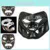 Zwart en Zilver Spartaanse 300 Krijgersmaskers Perfect Voor Halloween Cosplay Evenementen