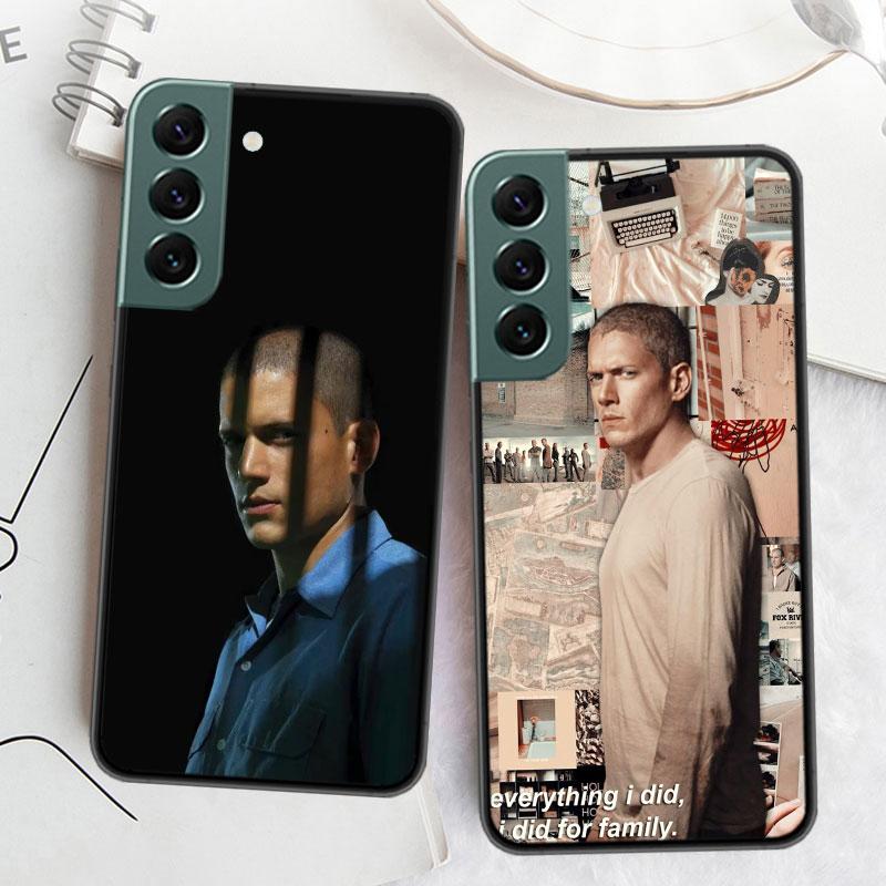 Prison Break TV Series Phone Case For Samsung Galaxy S22 S25 Ultra S21 S10 Plus S26 Edge S20 S23 S24 FE Cover Silicone Soft