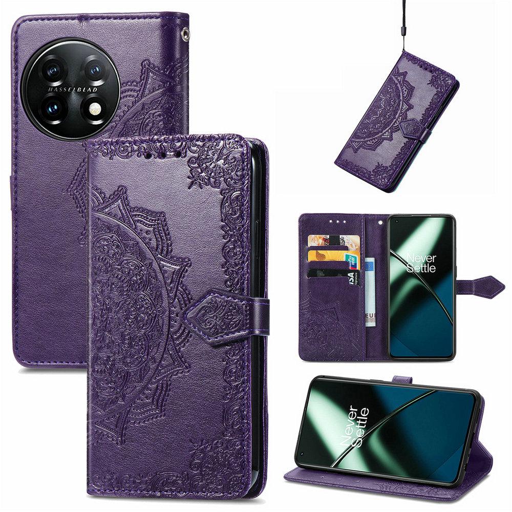 Voor Oneplus 15 13 13R 5G Flip Hoesje 3D Mandala Portemonnee Kaart Funda OnePlus 15r Hoesje 1+ Ace 6T 5 Pro 6 T Magnetische Lederen Boekhoes