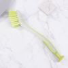 Multifunctional Pot Cleaning Brush Vertical Dishwashing Brush Suction Cup Type Plastic Long Handle Sink Cleaning Scrub Brush