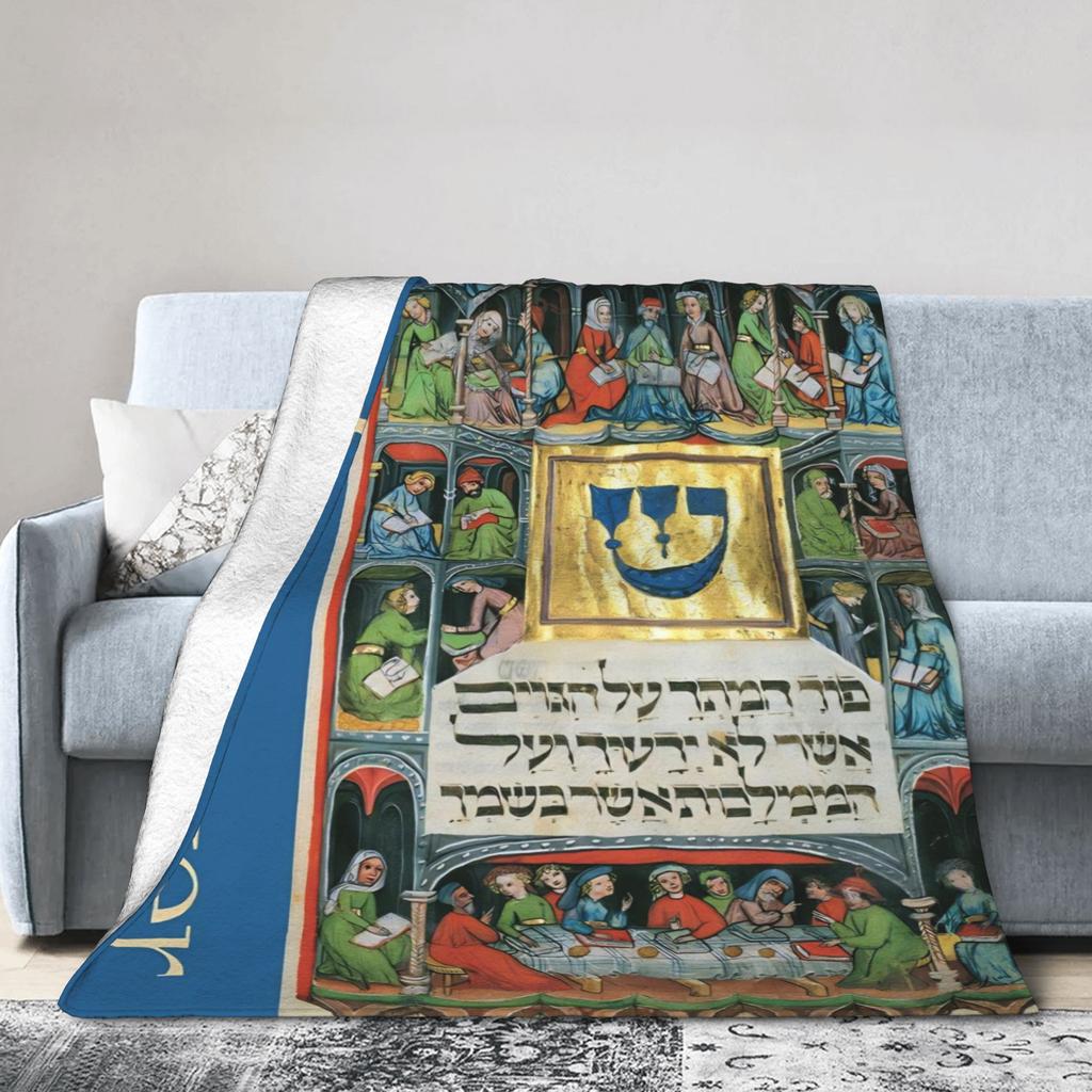 The Art Of Jewish Passover Blanket Quality Warm Cozy Throw Blanket Winter Plane Travel Bedroom Print Bedspread