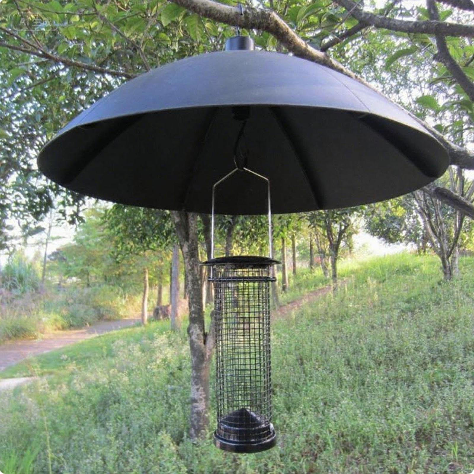 

Кормушка для птиц с защитой от белок, простая установка, многоразовая, защита, для улицы