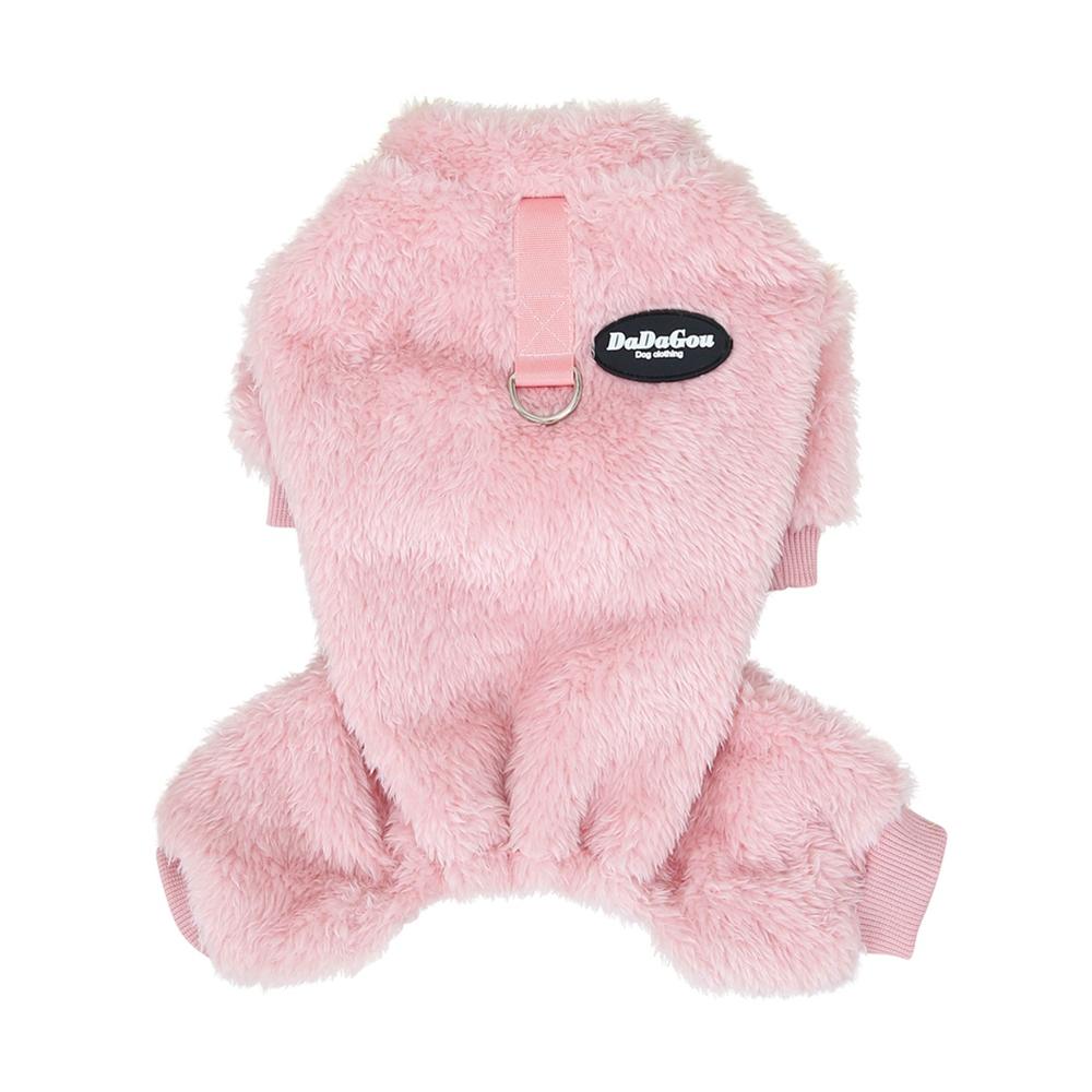 Winter Pet Dogs Clothes Warm Fleece Dog Jumpsuit Jacket With Pull Ring French Bulldog Puppy For Small Medium Dogs Clothing