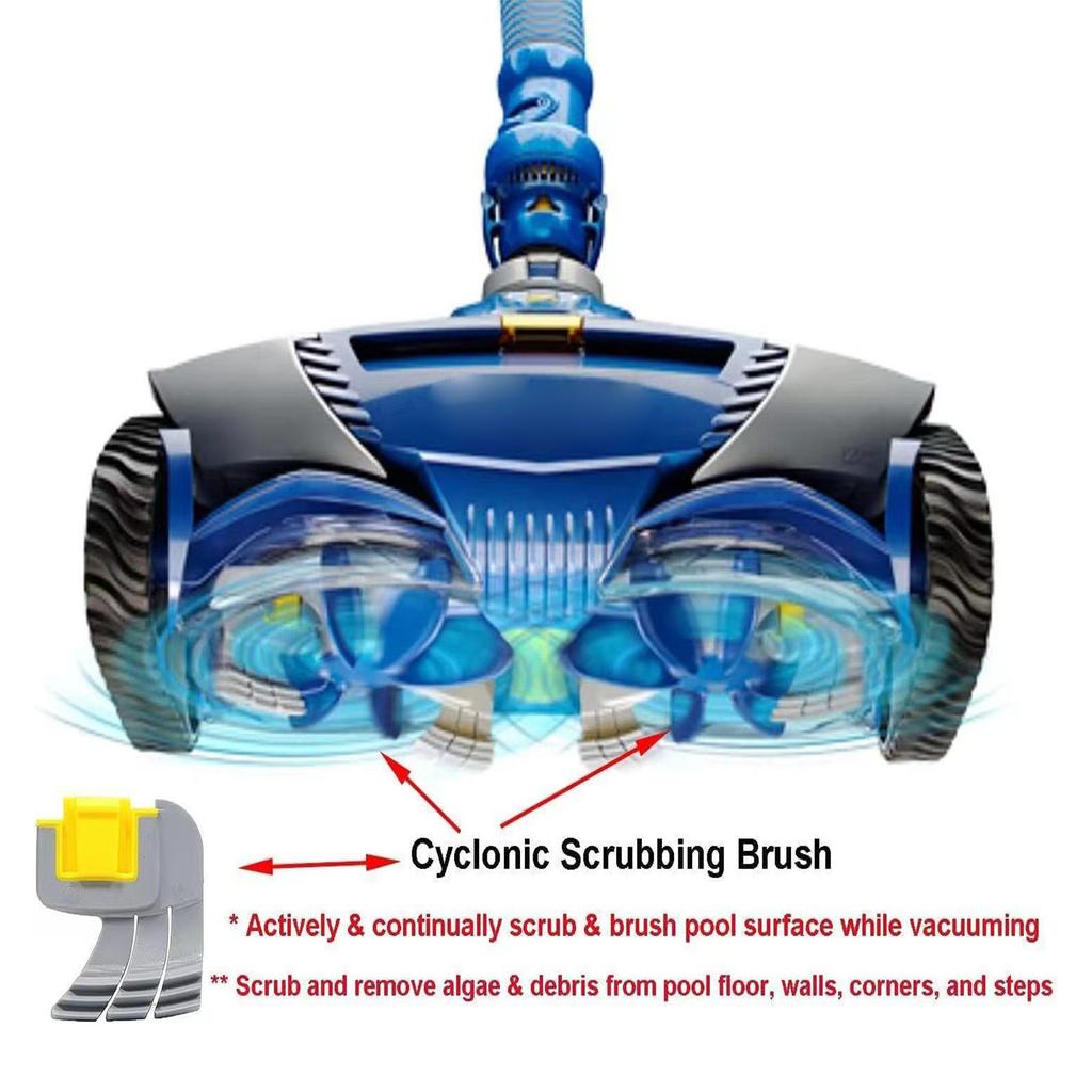 Pool Cleaner Tune Up Kit R0526100 Tire Track R0527000 Engine Bearing R0525100 Drive Shaft Assembly R0714400 Cyclonic Scrubbing Brush for MX8 MX6 Elite