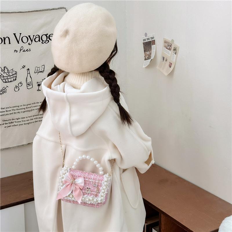 Stylish Girls Bowknot Handbag Charming Korean Inspired Princess Crossbody Bag