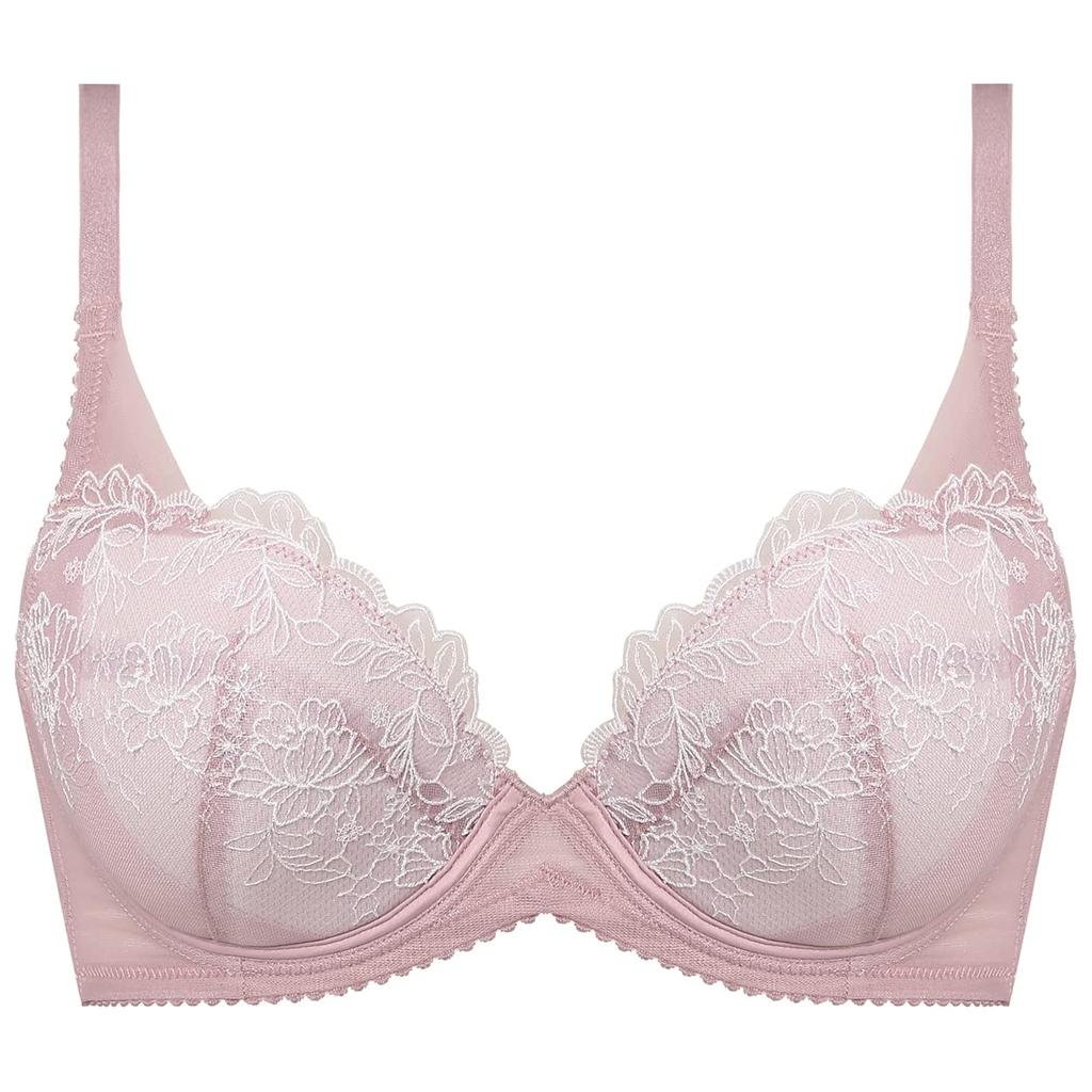 Amostyle Charming Glamor M021 Size B65 Bra, Ballerina's Dream, (Purple),