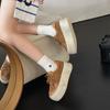 Women's autumn new thick-soled heightening muffin shoes casual versatile and old women's shoes