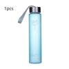 Water Bottle Drinkware Termos Frosted Stainless Steel Thermos Bottle Sport Drink Items Shatterproof Plastic Lemon Juice Storage