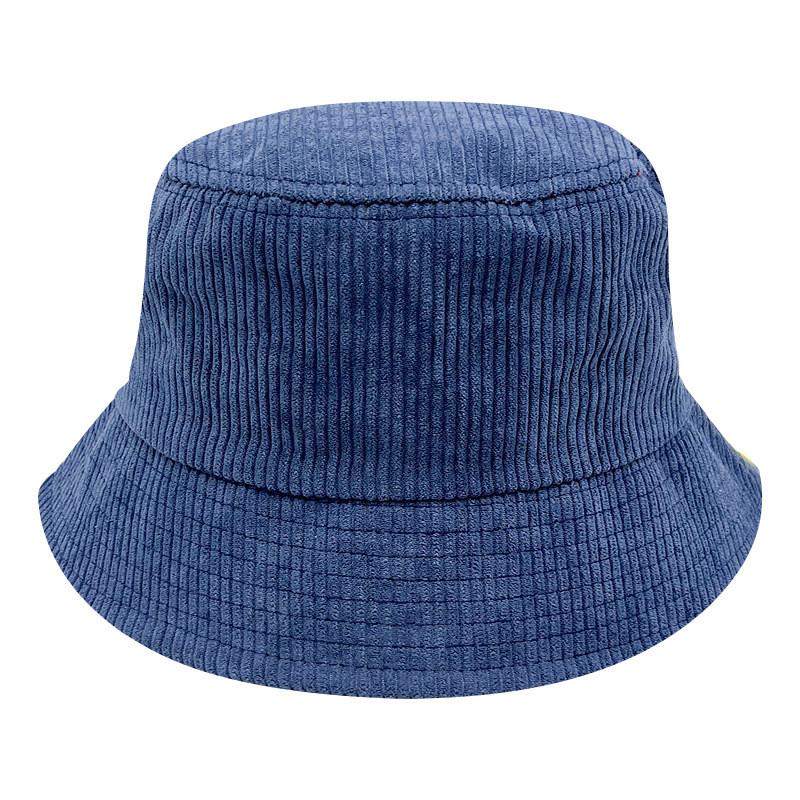 Winter Vintage Bucket Hat Couples Solid Color Insulated Breathable Sunshade Hat