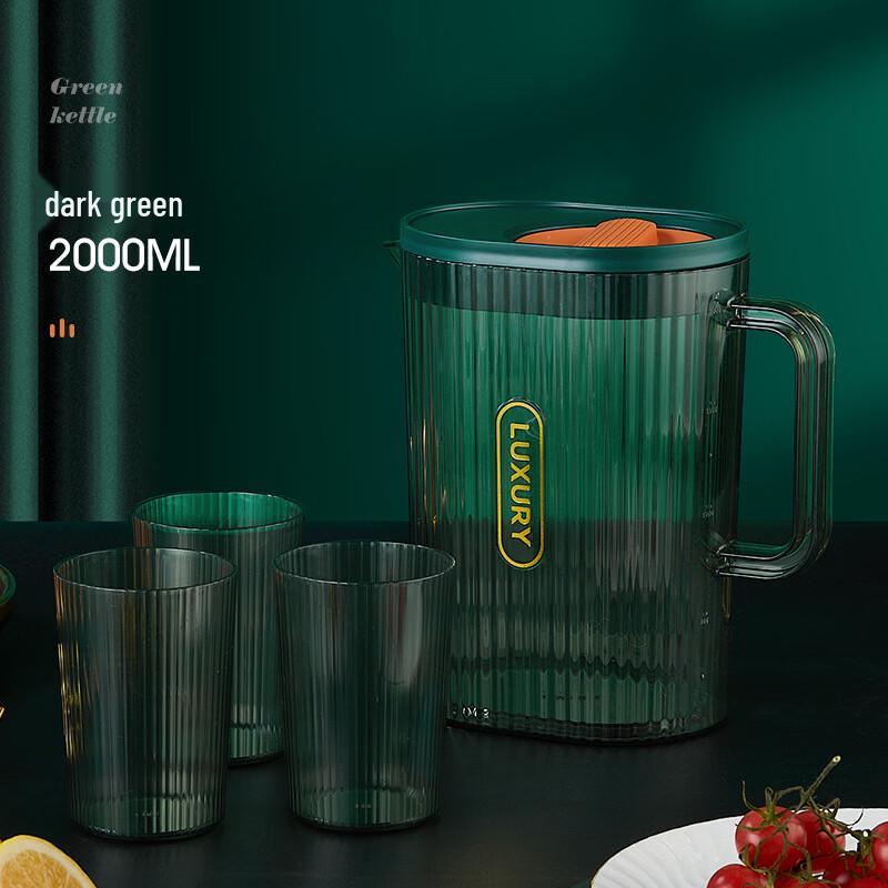 Aesthetic Minimalist Plastic Cold Water Kettle Set