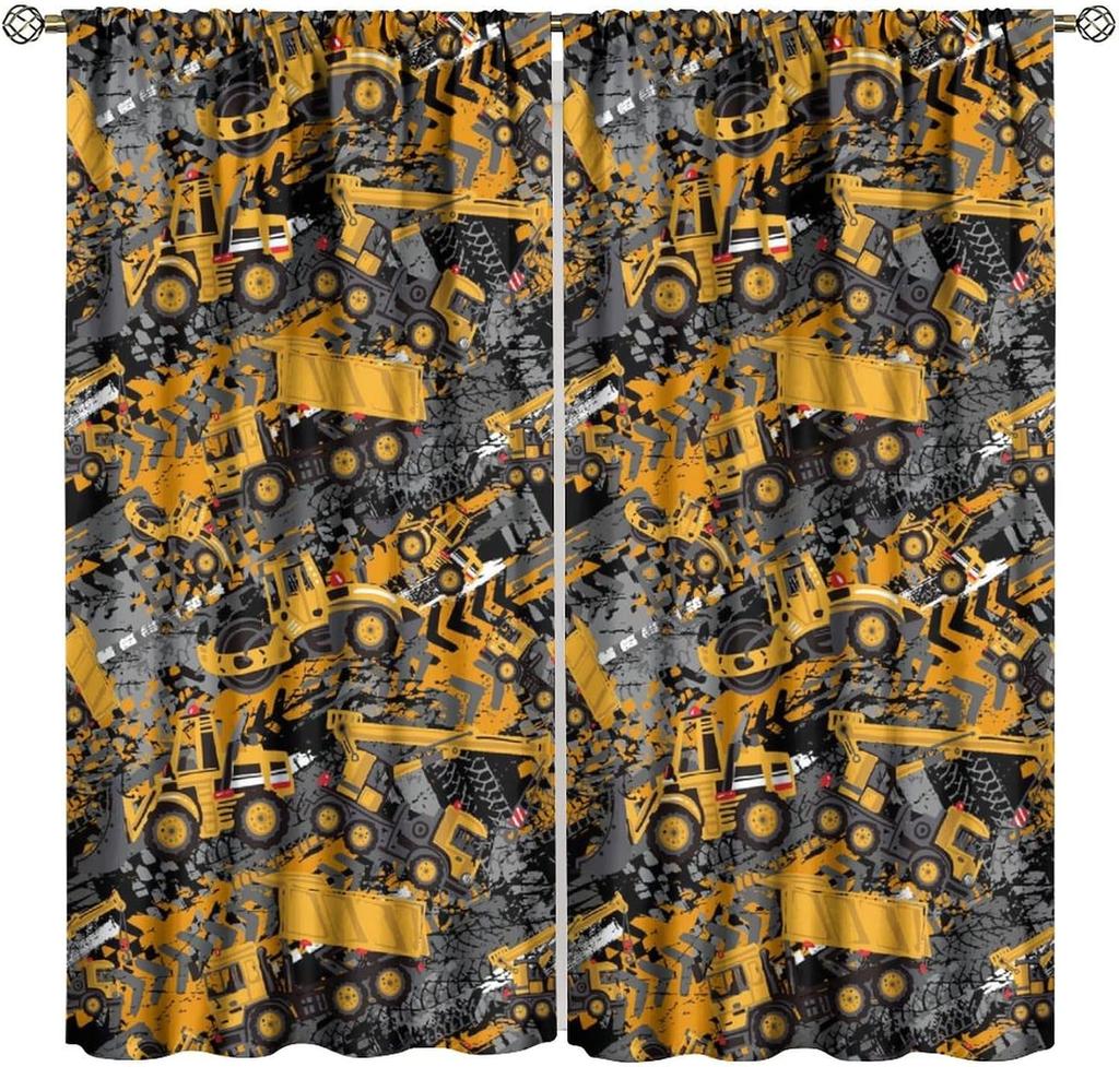 Colorful Inspirational Kids Curtains Quotes Cute Child Cartoon Motivational Rainbow Sun Rod Pocket Window Drapes For Kitchen