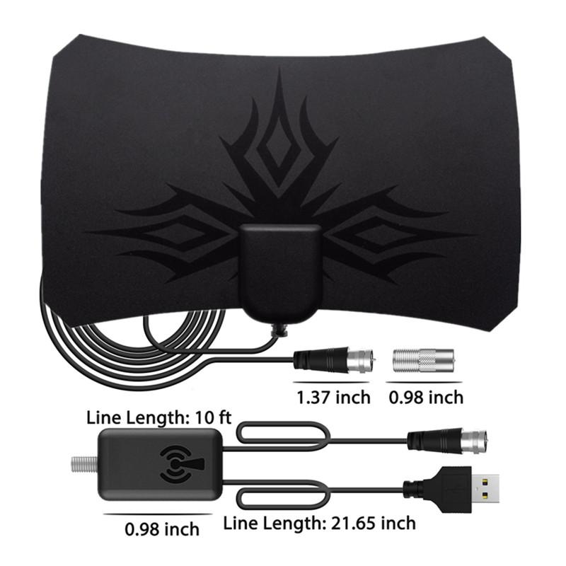 2025 ATSC 4K 1080P HDTV Antenne DVB T2 Flammendesign Digitale TV-Antenne Verbesserter Signalempfang