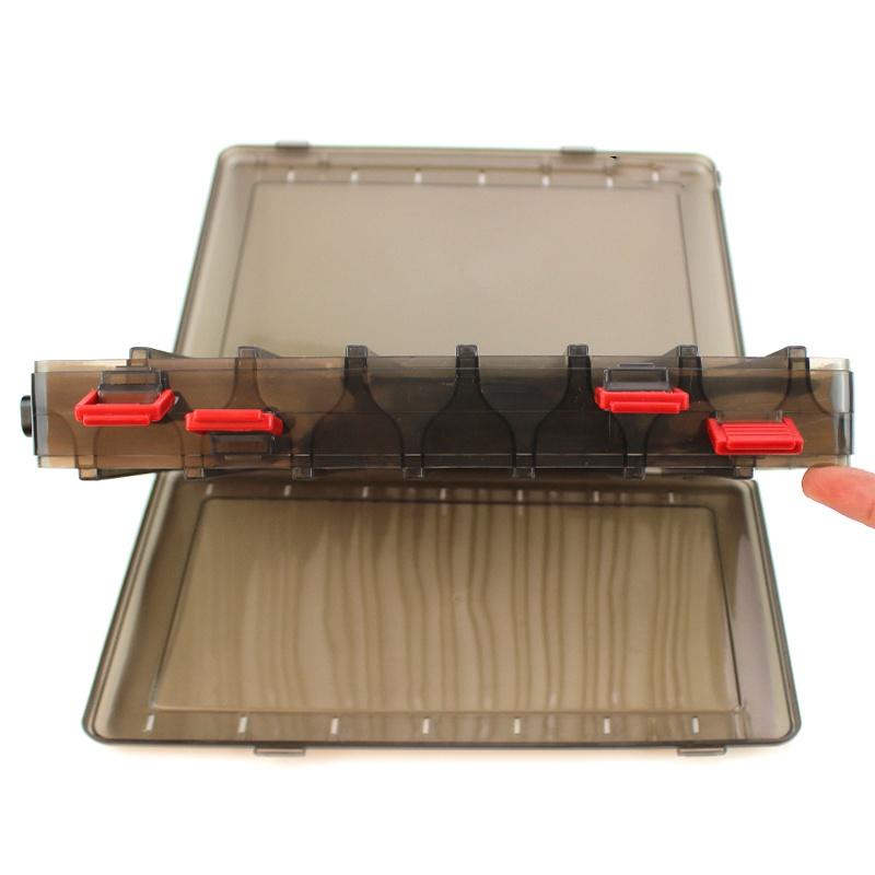 14 Compartments 18.5*27.5*5 Fishing Tackle Double Sided Plastic Fishing Lures Box Large Fishing Lure Hook Boxes Pesca Tackle Box