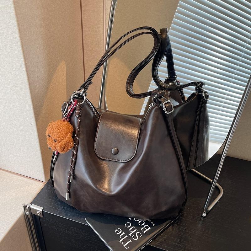 Fashion Large-capacity Tote Bag Women's Autumn and Winter New Retro Versatile Shoulder Bag Multi-functional Backpack