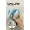 Suction Cup Storage Rack for Bathroom Washstand, Wall-Mounted, No-Drill, Toilet and Washroom Organizer