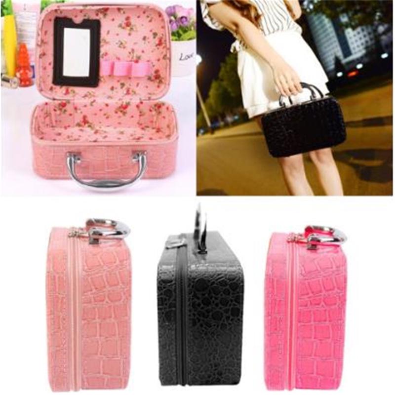 Buy Makeup PU Leather Storage Bag Case Jewelry Box Cosmetic Artist
