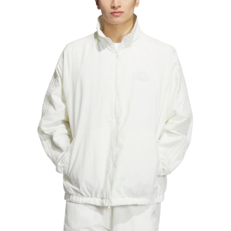 Adidas 3 Stripes Jacket Unisex Jade White JI6647