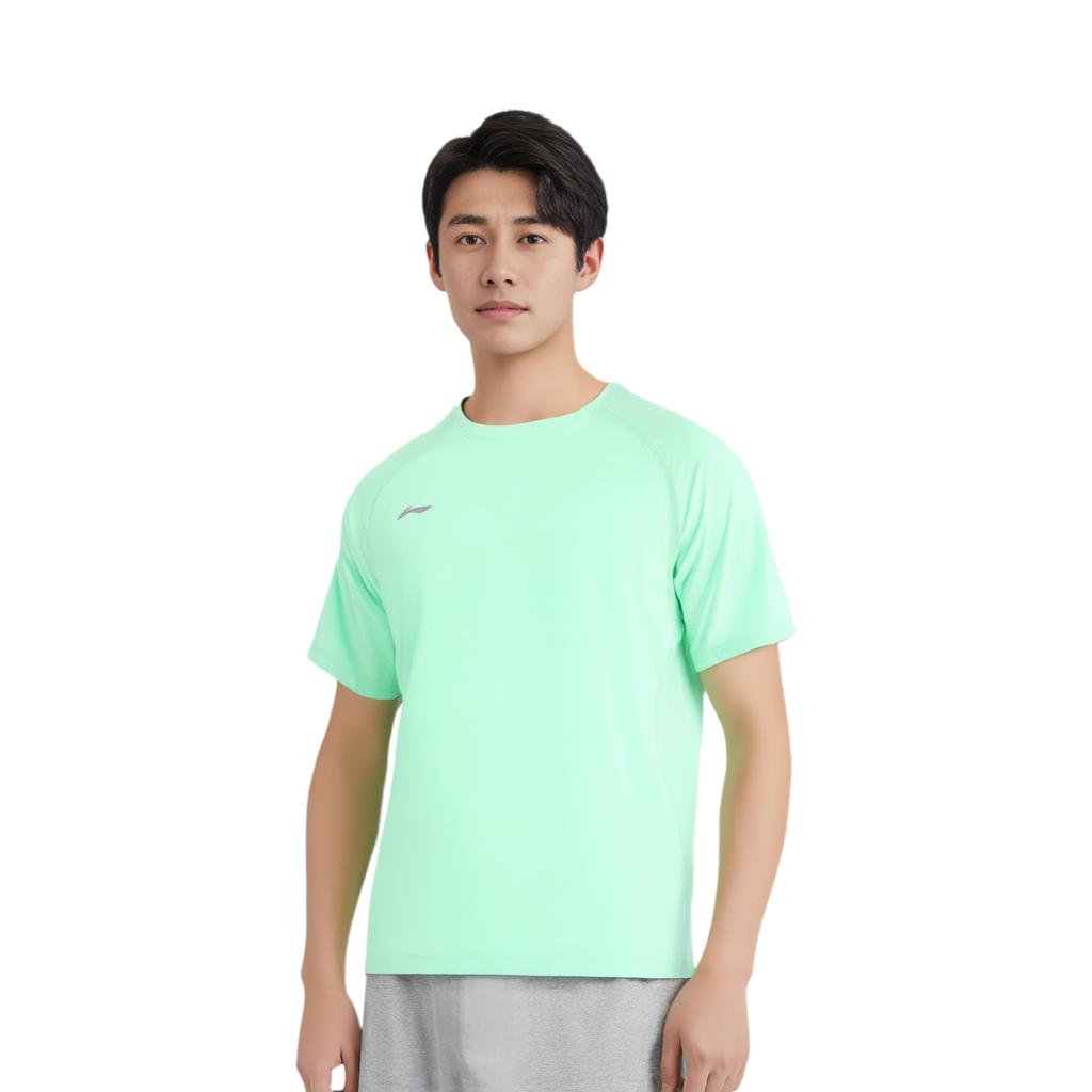 Li Ning Sports Life Collection T Shirt Men's Sky Green ATSV437-3