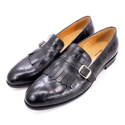 Mode Klassische Herrenschuhe Hochwertiges Reines Rindsleder Lässig Formal Büro Anzug Passendes Schuhwerk Metall Schnalle Slipper für Gentlemen