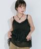 Mellotoli Dot Chiffon Sleeveless Blouse (2 Colors)