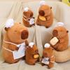 Chef Capybara Plush Toy - Stuffed Doll & Pillow for Children