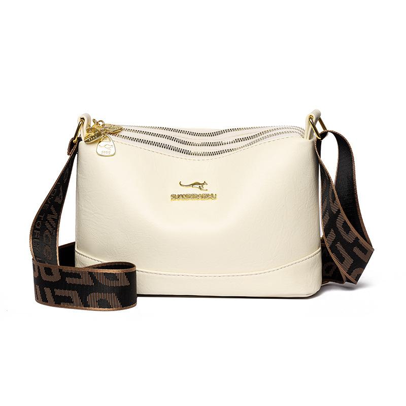 Vintage Printed Multi-compartment Crossbody Bag Women's Shoulder Bag Lightweight Commuter Mother Bag