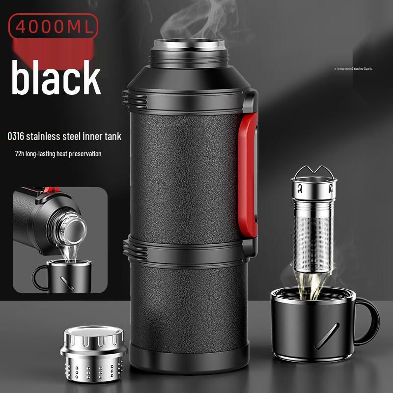 BEANBEANLOVE 316 Stainless Steel Large Capacity Thermos