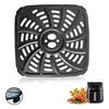 Square Air Fryers Pad Metal Liners Nonstick Cooking Accessory Air Fryers Grilling Plate Suitable for 6QT Air Fryers