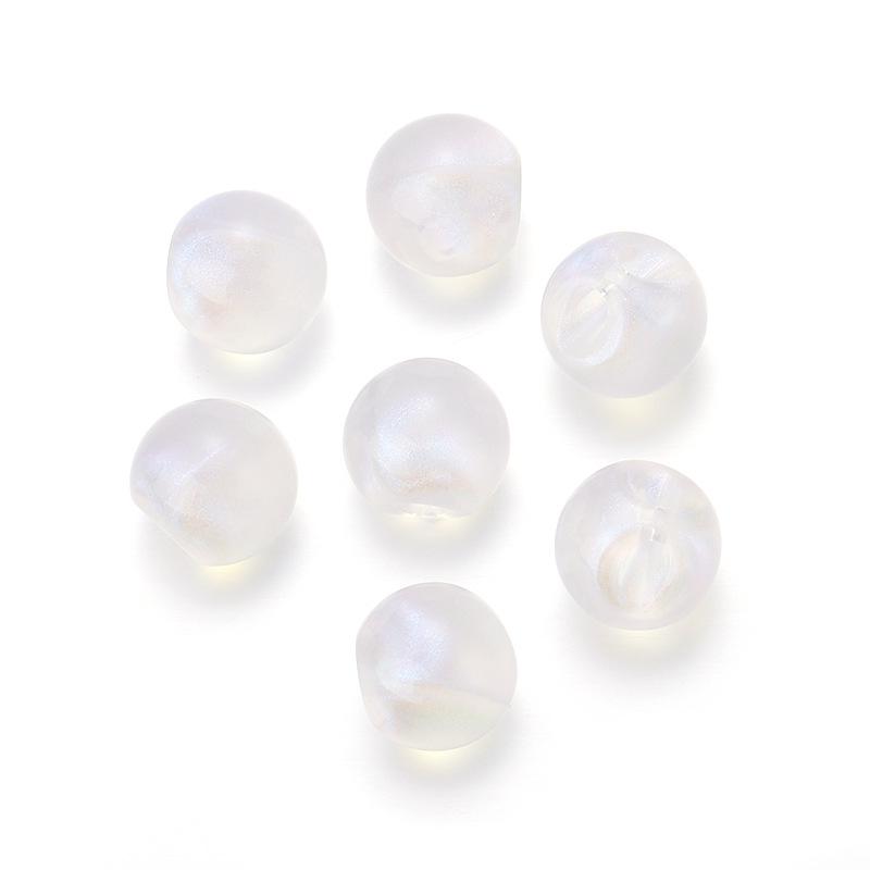 Laserbeschichtete Acryl-Herz- und Blumenperlen für DIY-Armbänder