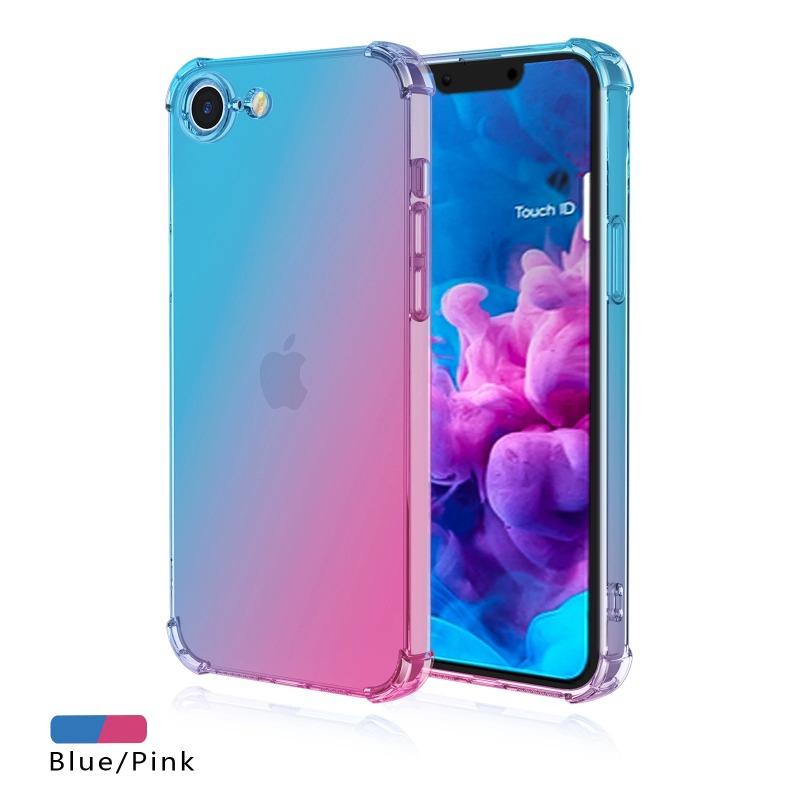 

Градиентный чехол для телефона iPhone 16E 16 E противоударный силиконовый полупрозрачный мягкий защитный бампер с подушками безопасности для iPhone SE 4 5G SE4 For iPhone 16E