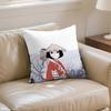The Heike Story Anime Pillow Case Throw Pillow Cover Nordic Vintage Style Cushion Covers Home Living Room Sofa Couch Seat