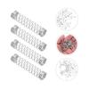 Ipetboom 50pcs Stainless Steel Compression Springs, Small Mechanical Springs for Pen Refills, Durable Ballpoint Pen Springs, Multifunctional