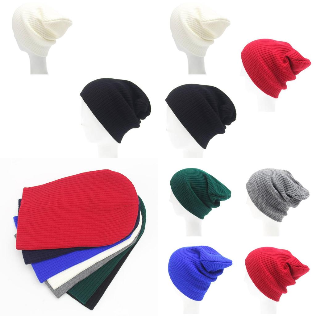 Stylish And Warm Knitted Hat For Adults In Solid Colors Perfect For Winter Wear