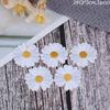 5Pc Diy Craft Clothing Applique Sunflower Daisy Sewing / Iron Embroidered Applique