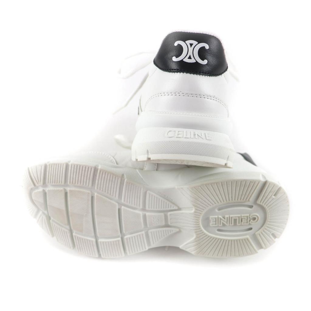 Tolle CELINE Sneaker Runner CR-02 Triomphe Logo-Aufnäher Leder 36 359483338C Gebraucht