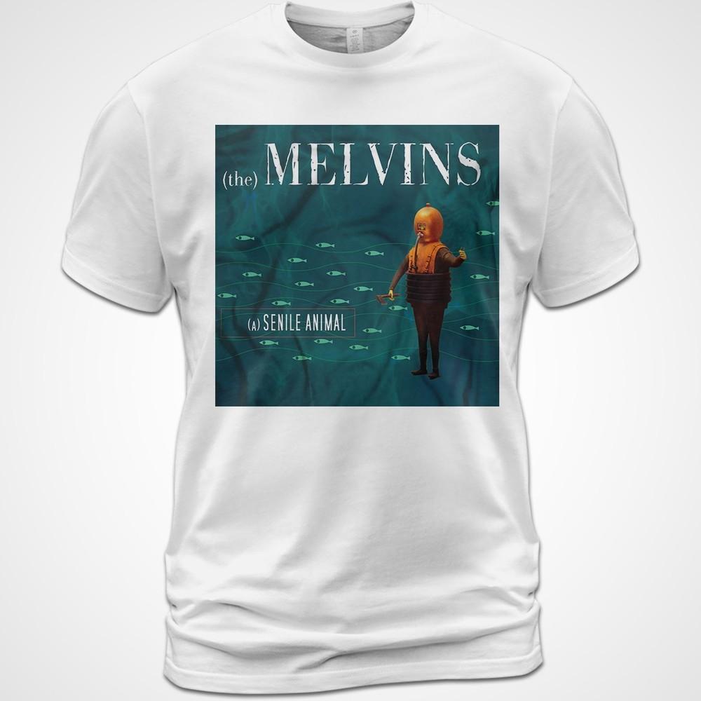 Cotton T-Shirt Melvins (A) Senile Animal Album Tee Buzz Osborne Dale Crover Unisex T-Shirt XXXL