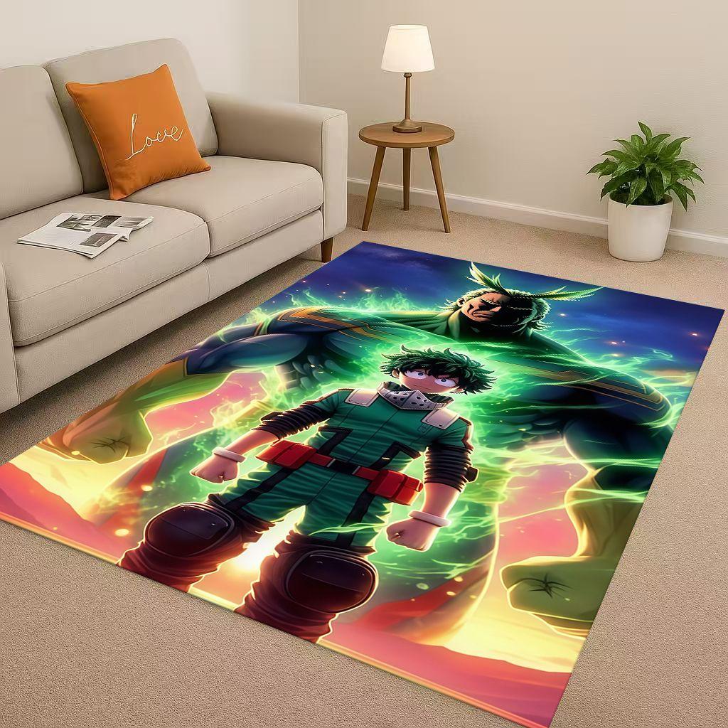 Anime My Hero Academia Bakugou Deku Kreskówka Salon Antypoślizgowy Dywanik Dywan do Sypialni Pokoju Zabaw Sofa, Dekoracja Domu Wycieraczka