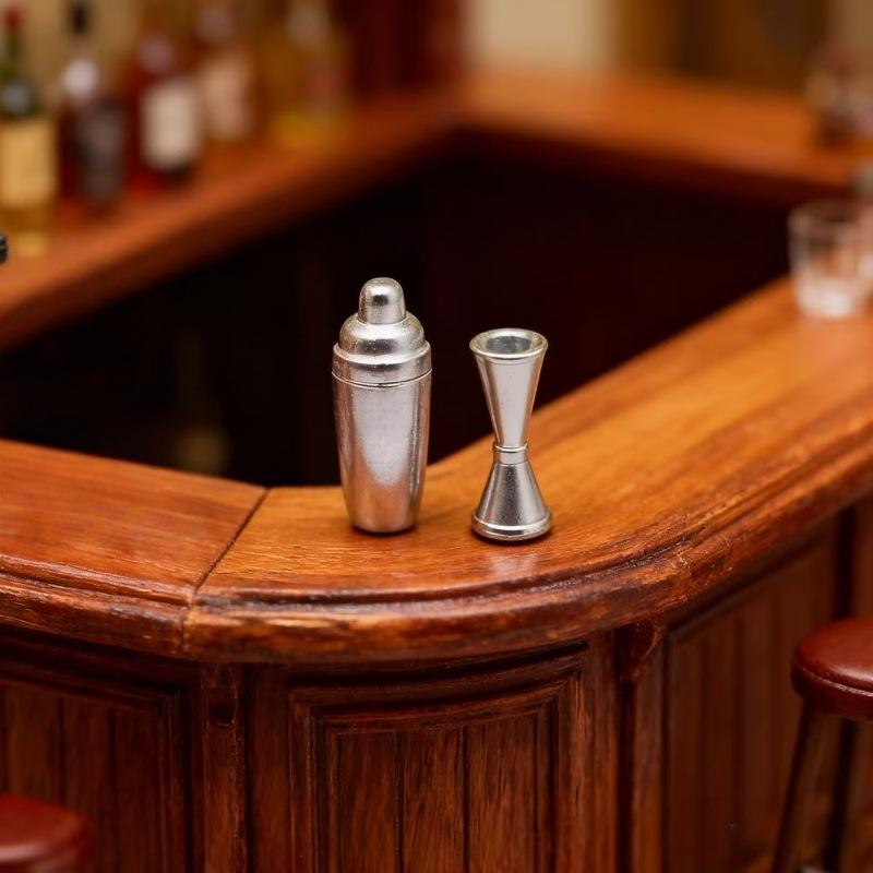 5Pcs Dollhouse Miniature Scene Ornament Decoration Simulation Beer Mug Model Food And Play Mini Beer Cup Toy
