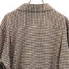 Berkshire 50s 60s Open collar Vintage box silhouette Check Pattern Long sleeve Open collar shirt Men's Used