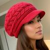 Autumn/Winter Korean Women's Imitation Rabbit Hair Hat Winter New Knitted Hat Winter Warm Hat