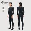 Lampaida 2024 High-Waisted Fleece Cycling Overalls - Quick-Dry, High-Elastic for Autumn/Winter.