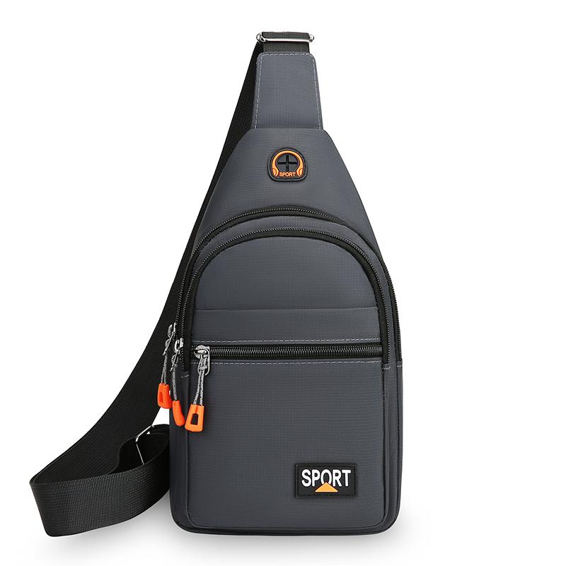 Men's Crossbody Bag Outgoing Lightweight Sports Travel Chest Bag Large Capacity Shoulder Bag