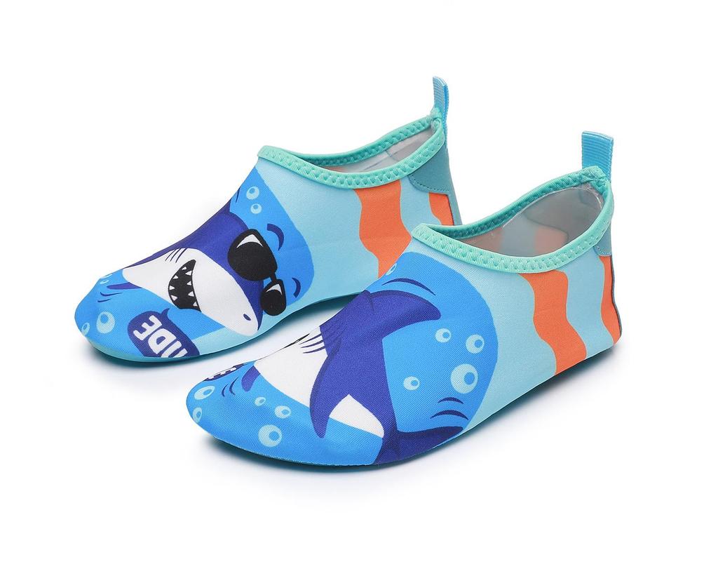Kinderen Jongens en Meisjes Waterschoenen Patroondruk Sneldrogend Antislip Ademend Aqua Sokken Peuter Kinderen Zwemwaterschoenen voor Strand Zwembad
