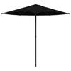 Garden Umbrella with Base 230 X 230 Cm Polyester Rectangular