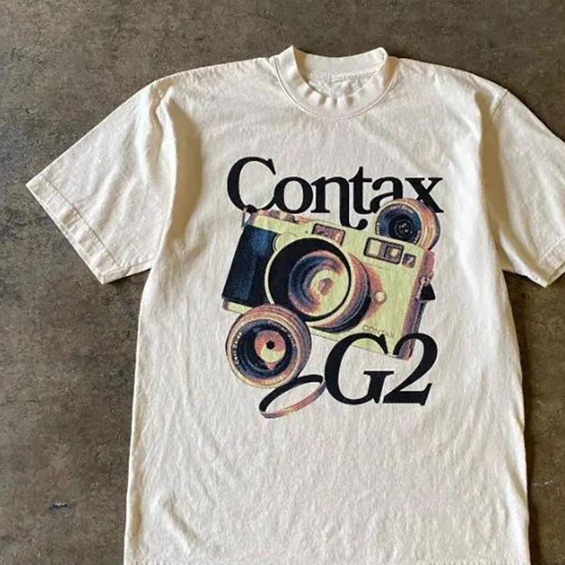 

Футболка в стиле ретро Y2K, новая хип-хоп-футболка в стиле Харадзюку с круглым вырезом и коротким рукавом, готический принт, свободный топ, уличная одежда 3XL