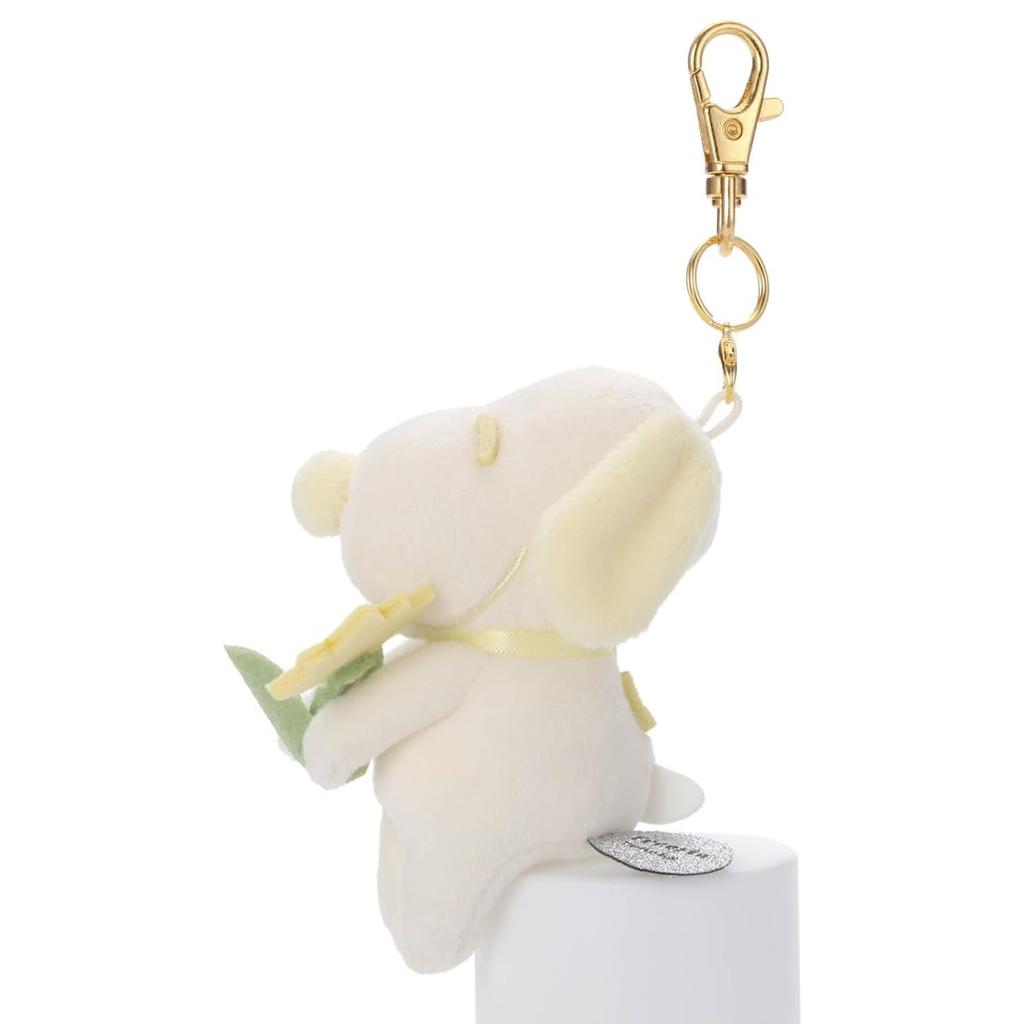 Takara Tomy Arts Peanuts Chokkori Thank You Mascot Snoopy 10cm (Freesia) Height Approx.