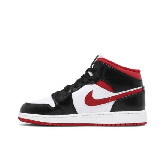Air Jordan 1 Mid GS Černá Gym Red Retro Tenisky DJ4695-122