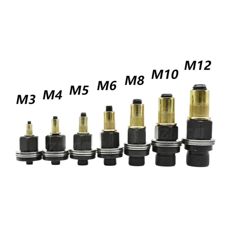 Carbon Steel Rivet Nut Tool Set Electric Manual Cordless Riveter Manual Riveter Nut Tool Accessory Simple Installation