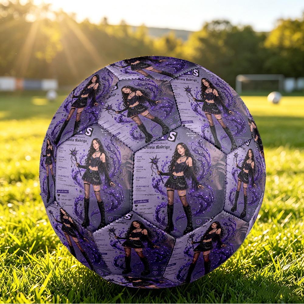 Olivia Rodrigo Size 5 Soccer Ball, Durable Standard Football For Training Match Outdoor Sports