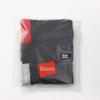 Hanes Boxer Briefs and Size M Men's (3-Pack), Antibacterial, Sanitizing, Clean, Deodorizing, Front-Opening, HM6EP703J, Black/Gray/Red/Navy,